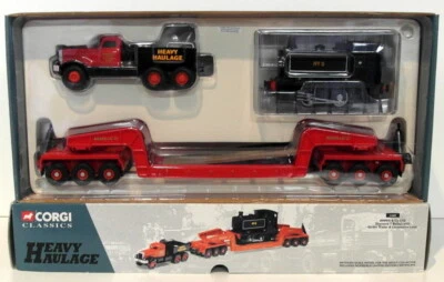 Corgi 1/50 Scale 31007 Diamond T Ballast With Girder Trailer & Locomotive Annis - Image 1 of 2