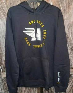 NIKE NWT Arcadia Invitational 2020 Black/Yellow Hoodie Sweatshirt Unisex sz XS - Picture 1 of 3