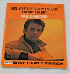 Neil Diamond-Girl, You'll Be A Woman Soon/Cherry, Hip Pocket, HP5, Flexi, NM - Picture 1 of 4