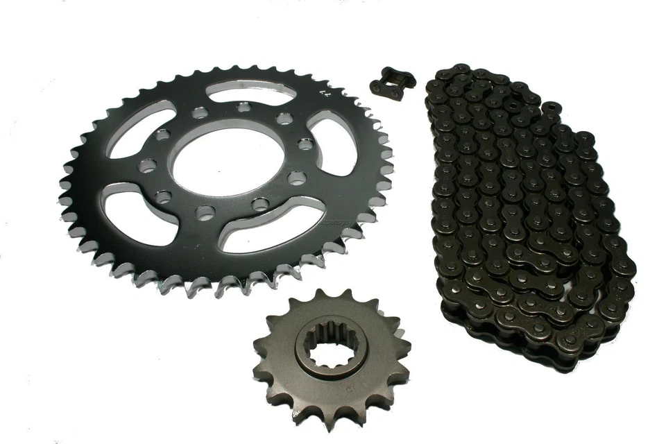 Honda CBR600F, 1987-1990, Chain & 15/44 Sprocket Set - CBR600, CBR 600 - Image 1 of 1