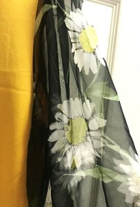 Bnwt DOLCE & GABBANA Daisy SHEER CHIFFON Sleeves Top 44 IT / 12 - 14 UK NEW ! - Picture 1 of 10