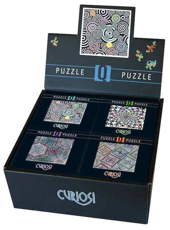 Curiosi Puzzle Jigsaw Q "Pop" 70 Teile Grafisches Motiv in poppigen Farben