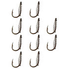 10 Pcs Far Cast Fish Hooks Portable Fishing Spring Major