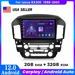 For Lexus RX300 1998-2003 Android12.0 CarPlay Car Radio GPS Sat Navi Wifi 2+32GB - Picture 1 of 14