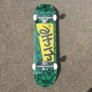 CLICHE SKATEBOARDS COMPLETE FULL SET UP PAPER BLACK GREEN 8.00" INCH FREE TOOL - Picture 1 of 1