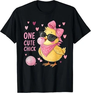 One Cute Chick - Funny Easter Chick for Kids T-Shirt - Picture 1 of 4