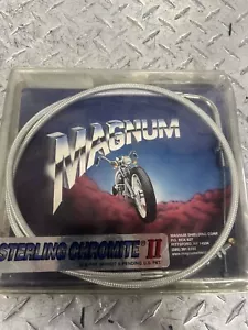 0650-0231 MAGNUM CHROME THROTTLE CABLE XVS1100 +3 - Picture 1 of 5