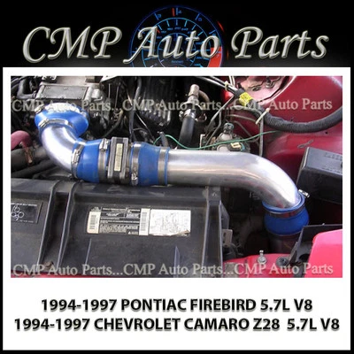 BLUE AIR INTAKE KIT FIT 1994-1997 CHEVY CAMARO PONTIAC FIREBIRD 5.7L  - Image 1 of 2