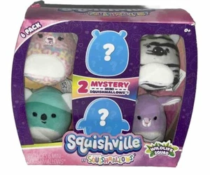 Squishmallow Squishville Mini 6 Pack Wildlife Squad 2 Mystery New Unopened Box - Picture 1 of 7