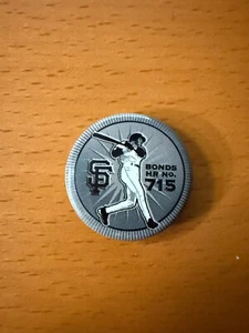 SF Giants Barry Bonds 715 Home Run Pin SGA - Picture 1 of 1