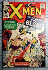 X-Men #7 (1964) First Appearance Cerebro, 2nd Blob Cleaned And Pressed Key 