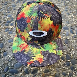 Cappello berretto snapback Oakley Hawaii floreale stampa all over surfista - Foto 1 di 7