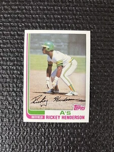 1982 Topps #610 Rickey Henderson Oakland Athletics NM-MT - Picture 1 of 2
