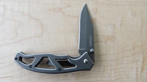 GERBER Paraframe Gray Folding Knife 4660815C0 Liner Lock Clip Point - Picture 1 of 7