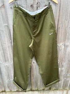 Nike Life Chino Hose Fatigue Hose Grün Loose Fit Brandneu Mit Etikett - Bild 1 von 6