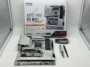 ASRock X870 PRO RS WiFi AM5 AMD X870 SATA 6Gb/s ATX Motherboard READ/FOR PARTS - Afbeelding 1 van 9