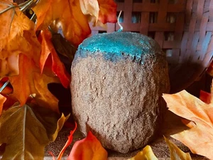 Primitive Country Americana Vintage Rustic CABIN IN THE WOODS Hearth Candle - Picture 1 of 3