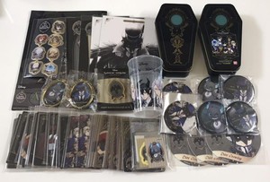 Twisted wonderland Card tin badge others lot of 76 Set sale night raven college