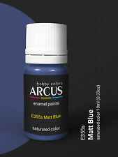 Arcus 355 - Enamel paint Royal Air Force Matt Blue Saturated color 10ml