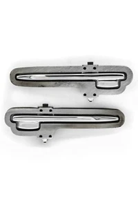 Kindig-it Design Smooth Door Handles - Square Style - Chrome - Picture 1 of 1