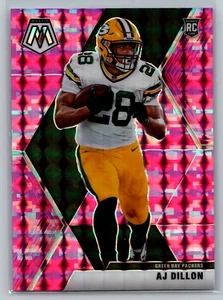 2020 Panini Mosaic 226 AJ Dillon Pink Camo - Picture 1 of 2