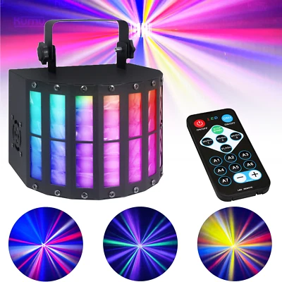 CFX Derby 9 DMX Multi-Colour Beam 3W LED DJ Disco Lighting Effect - See Video - Image 1 of 4