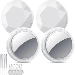4 Pack Air Tracker Tag Key Finder Works with Find My App (iOS Only) with Sound - Picture 1 of 7
