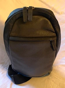 Borsa a tracolla Coach Camden in pelle grigio/blu/nero - UNISEX 70922 - Foto 1 di 12