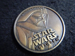 Collectible Star Wars Episode III limite edition coin token Darth Vader 2005 - Picture 1 of 12