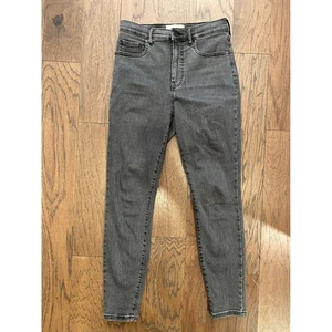 Everlane Authentic Stretch High Rise Skinny Jean Gray Wash Denim Women Size 8 29 - Picture 1 of 10