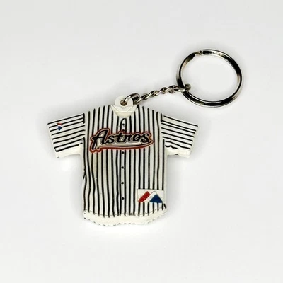 Vintage Houston Astros Majestic Jersey White Keychain 2002 *Rare* - Image 1 of 2