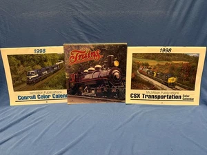 1997-98 CONRAIL and CSX CALENDARS Hallmark Trains Railroad Locomotive Color Pics - Picture 1 of 12