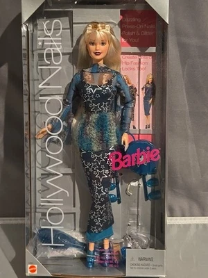 **LEER** 1999 Muñeca Barbie Hollywood Nails Mattel 17857 Uñas Prensadas Nueva  Foto 1 de 4