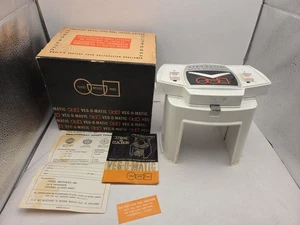 Vintage 1961 Veg-O-Matic Food Preparer Slice & Dice w Wedge Blade Box Manual - Picture 1 of 14