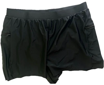 Pantalones cortos de natación para mujer Catherines talla 0X negros lisos Foto 1 de 4