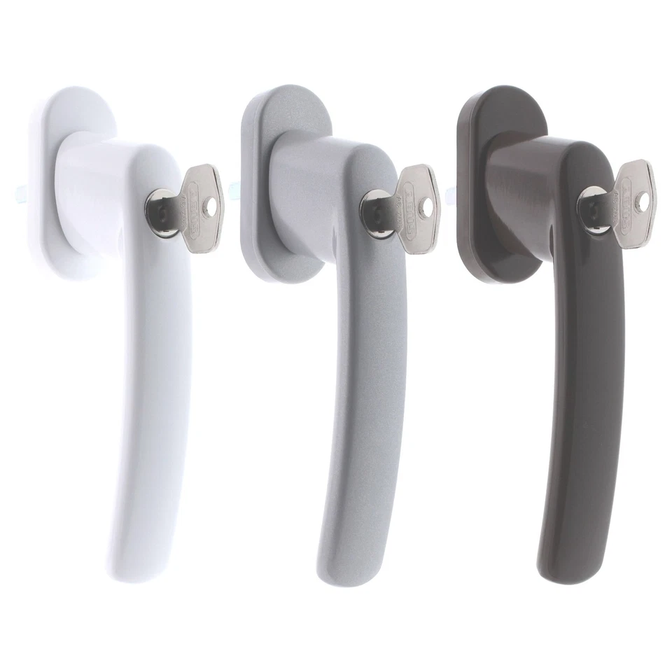 ABUS Fenstergriff abschließbar FG200 AB208 mit verstellbarem Vierkantstift 28-44 - Bild 1 von 1