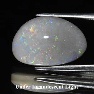 💎 8,25 quilates Forma Libre Color Natural Play Coober Pedy Ópalo Blanco Australia Piedra Preciosa - Imagen 1 de 5