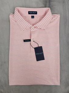 Polo Peter Millar Peach Sawyer Performance Jersey MC24XK01E Uomo Taglia XL Nuova - Foto 1 di 12