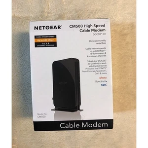 Netgear Certified Cable modem for XFINITY/Comcast, Spectrum, Cox (CM500-100NAS) - Picture 1 of 4