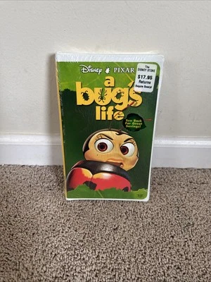 Walt Disney Vintage Pixar A Bug's Life Vintage 1999 VHS New Sealed Clamshell - Image 1 of 4