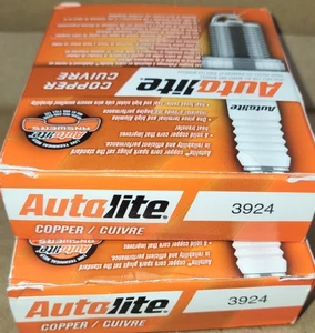 8 pc Autolite Copper Core 3924 Spark Plugs - Bild 1 von 1
