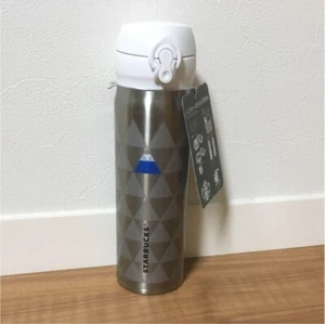 Seltener Mt. Fuji Edelstahlflasche - Verkauf nur in Geschäften mit Blick auf den Berg Fuj - Bild 1 von 6