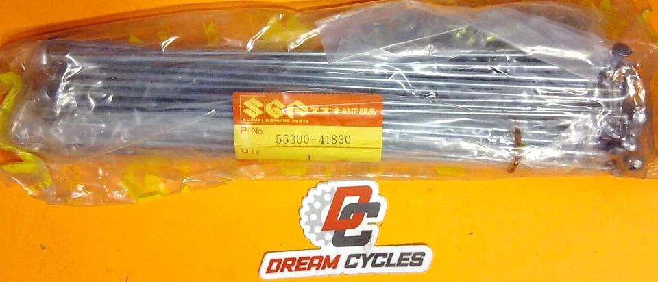 NUEVO DE STOCK JUEGO DE RADIOS DELANTEROS SUZUKI RM125 RM250 1977-1978 OEM 55300-41830 AHRMA NUEVO Foto 1 de 1