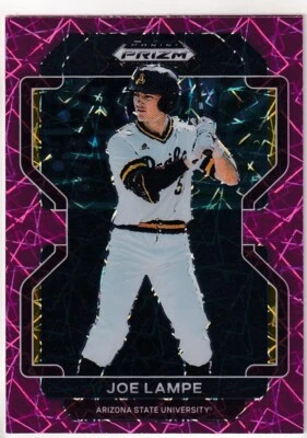 2022 PRIZMS PINK VELOCITY RC JOE LAMPE CLEVELAND GUARDIANS PRIZM ROOKIE #-308 - Image 1 of 2