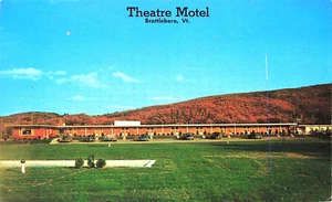 Brattleboro VT Kino "Im Heck" Motel, Postkarte - Bild 1 von 2