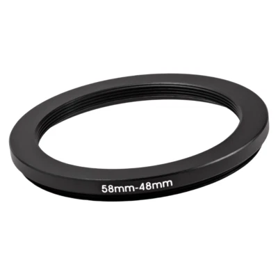 58mm to 48mm Stepping Step Down Filter Ring Adapter 58mm-48mm  - Image 1 of 2