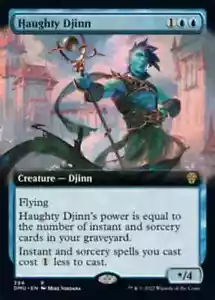 Haughty Djinn (arte extendido) *LÁMINA* - Dominaria United (DMU) LP #394 MTG - Imagen 1 de 1