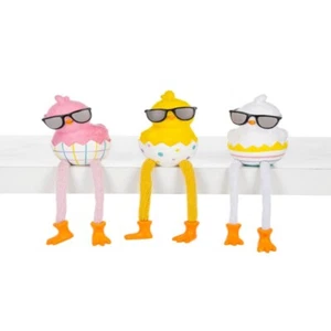 Cool Chicks Flocked Shelfsitters - Picture 1 of 7