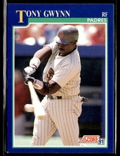 1991 Score #500 Tony Gwynn San Diego Padres