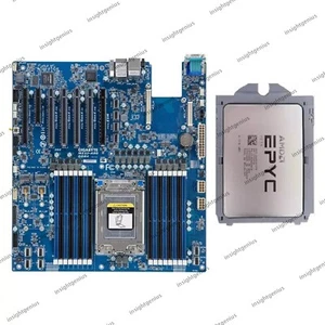Gigabyte MZ32-AR0 Rev 3.0 Motherboard + AMD EPYC Milan 7C13 CPU Processor Combos - Picture 1 of 3